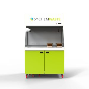 SychemWASTE Bedding Disposal Station for used lab animal bedding