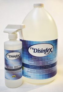Disinfex bottles disinfectants
